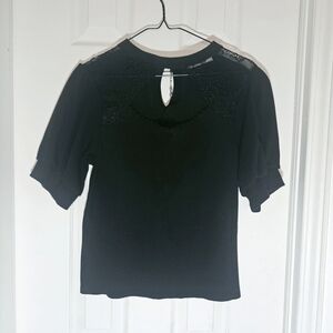 Dear My Love Lace Cutout Top